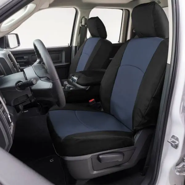 Covercraft 19-24 Dodge Ram 1500 Endura PrecisionFit Custom Second Row Seat Covers - Blue/Black