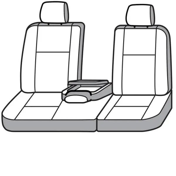 Covercraft 19-24 Dodge Ram 1500 Endura PrecisionFit Custom Second Row Seat Covers - Blue/Black image 5