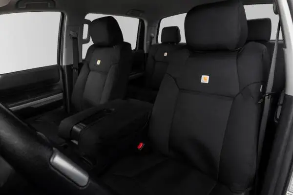 Covercraft 19-24 Dodge Ram 1500 Carhartt Super Dux PrecisionFit Custom 2nd Row Seat Covers - Blk image 3
