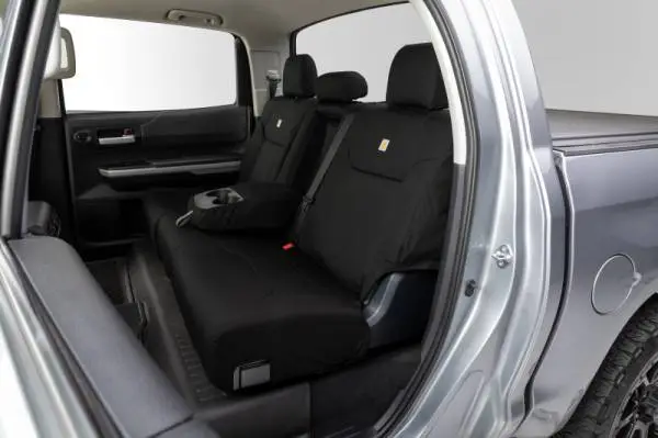 Covercraft 19-24 Dodge Ram 1500 Carhartt Super Dux PrecisionFit Custom 2nd Row Seat Covers - Blk image 6