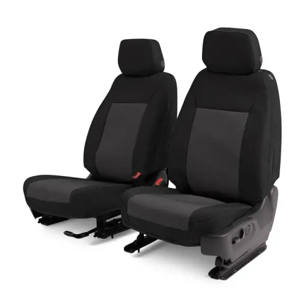 Covercraft 19-24 Dodge Ram 1500 Endura PrecisionFit Custom Second Row Seat Covers - Black/Charcoal image 4