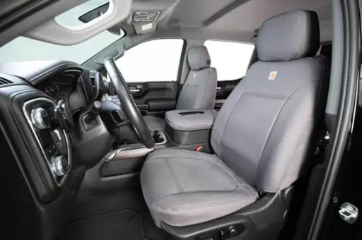 Covercraft 00-05 Ford Excursion Carhartt PrecisionFit Custom Front Row Seat Covers - Gravel