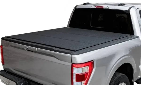 Access LOMAX Pro Series Tri-Fold Cover 08-16 Ford Super Duty F-250 6ft 8in Bed - Blk Diamond Mist thumbnail 4