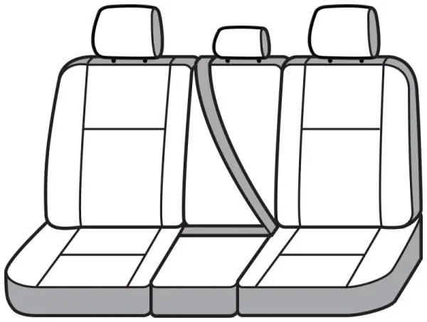 Covercraft 21-24 Ford F150 Endura PrecisionFit Custom Front Row Seat Covers - Black/Charcoal image 7