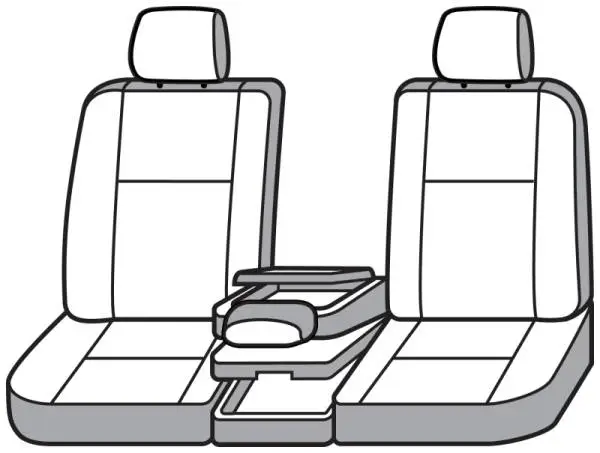 Covercraft 23-24 Ford F250-F600 Endura PrecisionFit Custom Front Row Seat Covers - Blue/Black image 3