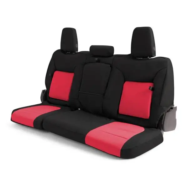 Covercraft 15-24 Ford Transit Endura PrecisionFit Custom Front Row Seat Covers - Red/Black thumbnail 6
