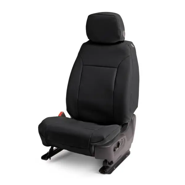 Covercraft 17-22 Ford F250/F350/F450/F550 Leatherette PrecisionFitFront Row Seat Covers - Blk image 6