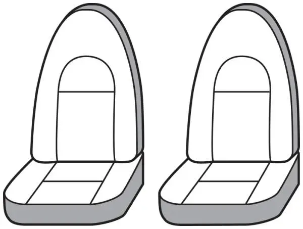 Covercraft Endura Waterproof Polyester SeatSaver Custom Front Row Seat Covers image 5