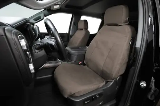 Covercraft 00-06 Ford Excursion Waterproof Polyester SeatSaver Custom Front Row Seat Covers - Taupe