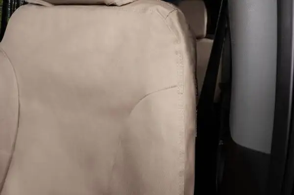 Covercraft 14-21 Dodge Ram Polycotton SeatSaver Custom Front Row Seat Covers - Taupe thumbnail 5