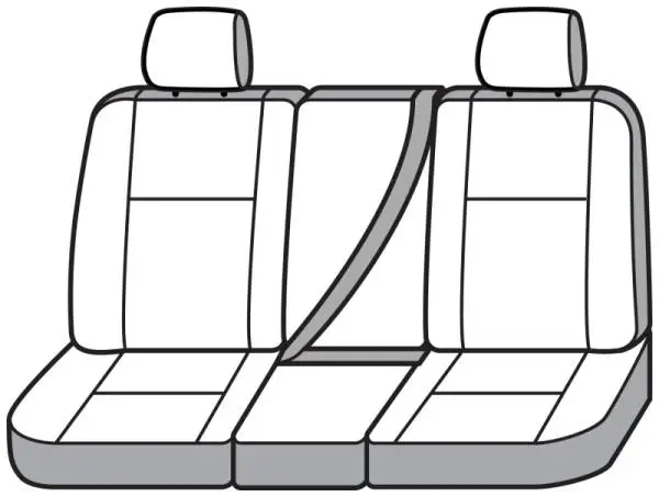 Covercraft 19-24 Chevrolet Silverado Polycotton SeatSaver Custom Front Row Seat Covers - Taupe image 8