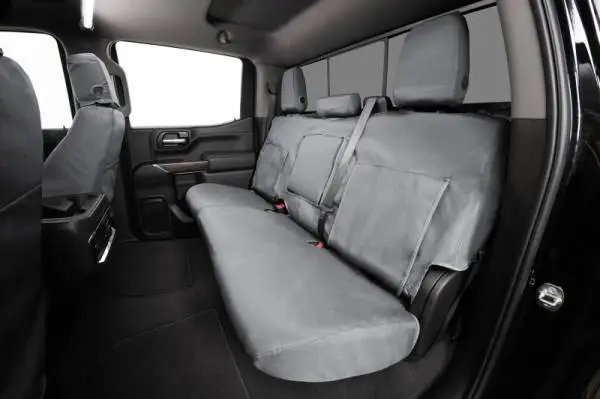 Covercraft 21-23 Chevrolet Tahoe Waterproof Polyester SeatSaver Custom Front Row Seat Covers - Grey thumbnail 5