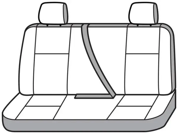 Covercraft 04-09 Dodge Ram Waterproof Polyester SeatSaver Custom Second Row Seat Covers - Grey image 7