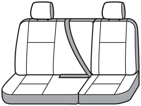 Covercraft 04-08 Dodge Ram Polycotton SeatSaver Custom Second Row Seat Covers - Grey image 8