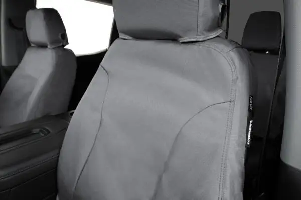 Covercraft 99-04 Ford Superduty Waterproof Polyester SeatSaver Custom Second Row Seat Covers - Grey thumbnail 4