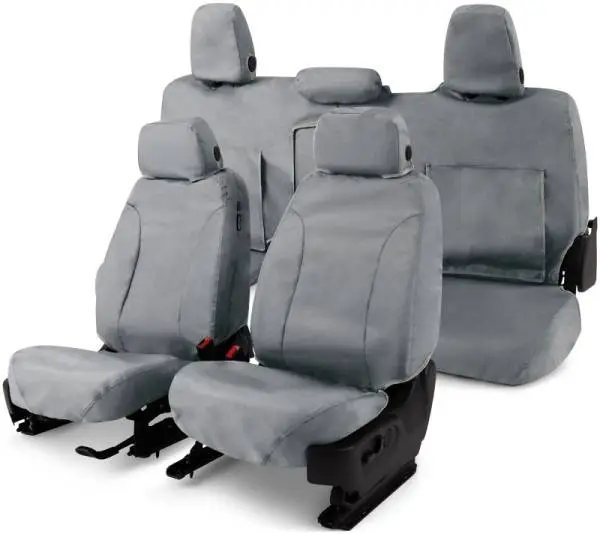 Covercraft 99-04 Ford Superduty Waterproof Polyester SeatSaver Custom Second Row Seat Covers - Grey thumbnail 7