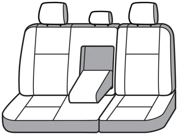 Covercraft 11-24 Dodge Ram Polycotton SeatSaver Custom Second Row Seat Covers - Wet Sand image 3