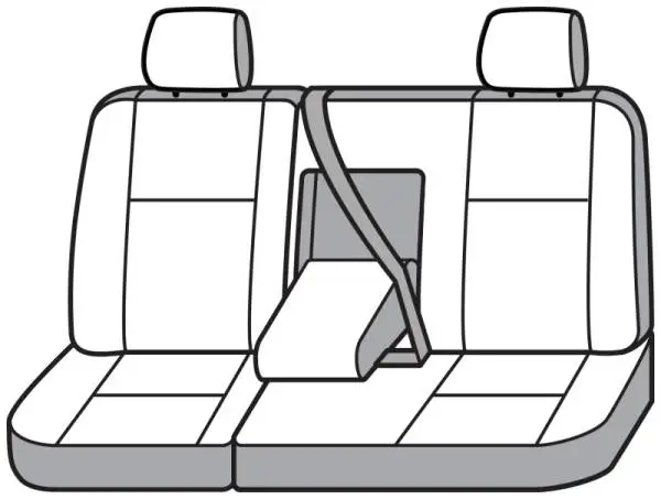 Covercraft 11-14 Chevrolet Tahoe Waterproof Polyester SeatSaver Custom Second Row Seat Covers - Grey thumbnail 7