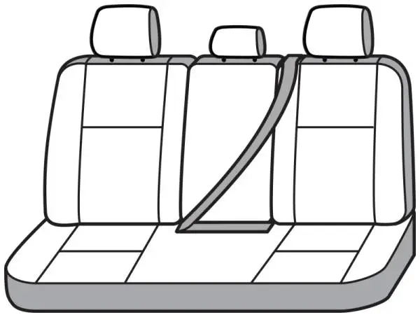 Covercraft Endura Waterproof Polyester SeatSaver Custom Third Row Seat Covers image 5
