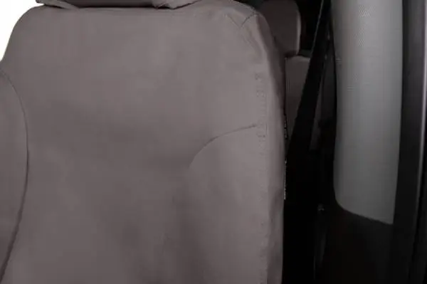 Covercraft 19-24 Chevrolet Silverado Polycotton SeatSaver Custom Second Row Seat Covers - Misty Grey thumbnail 4
