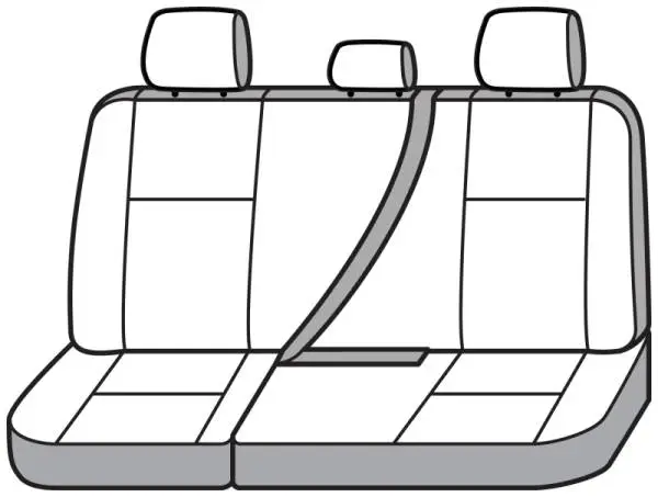 Covercraft 19-24 Chevrolet Silverado Waterproof Polyester SeatSaverSecond Row Seat Covers - Taupe thumbnail 7
