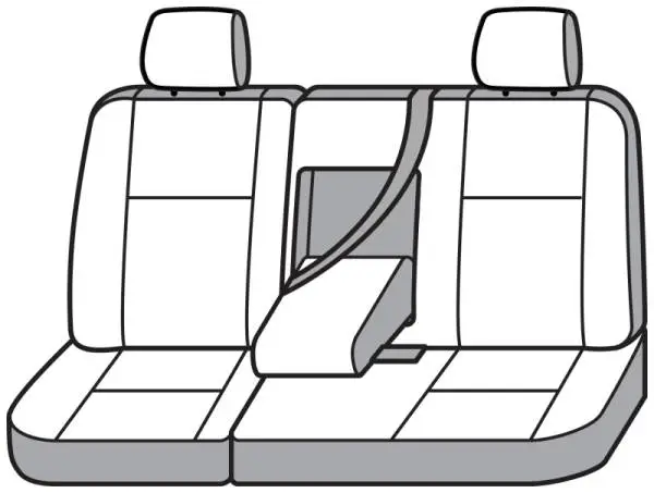 Covercraft 21-23 Chevrolet Tahoe Polycotton SeatSaver Custom Second Row Seat Covers - Grey thumbnail 3