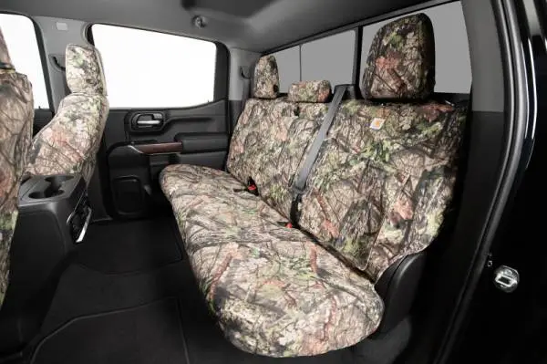 Covercraft 00-06 Ford Excursion Carhartt Camo SeatSaver Custom Front Row Seat Covers - Mossy Oak thumbnail 5