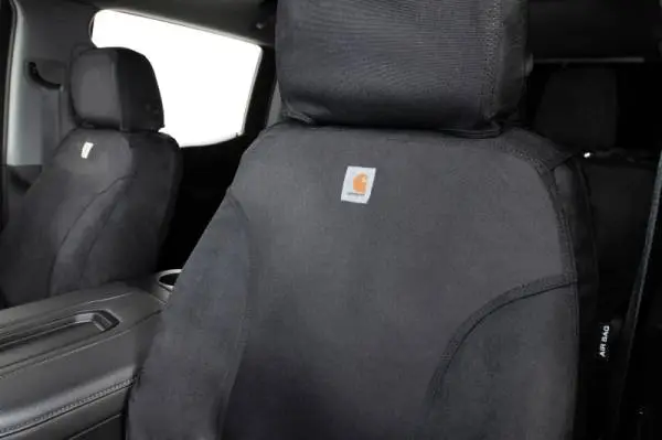 Covercraft 00-06 Ford Excursion Carhartt Super Dux SeatSaver Custom Front Row Seat Covers - Black thumbnail 4