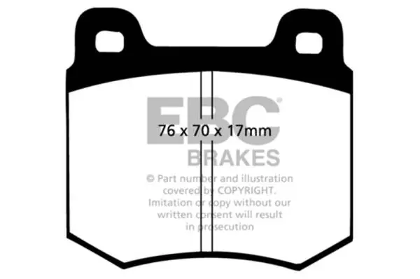 EBC 2019+ Ram Trucks 1500 (DT) Ultimax Front Brake Pads image 2