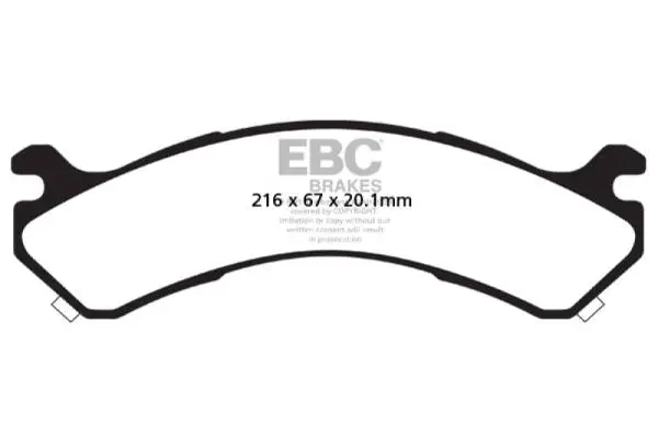 EBC 01-05 Chevrolet Silverado 3500 (2WD) Ultimax2 Rear Brake Pads