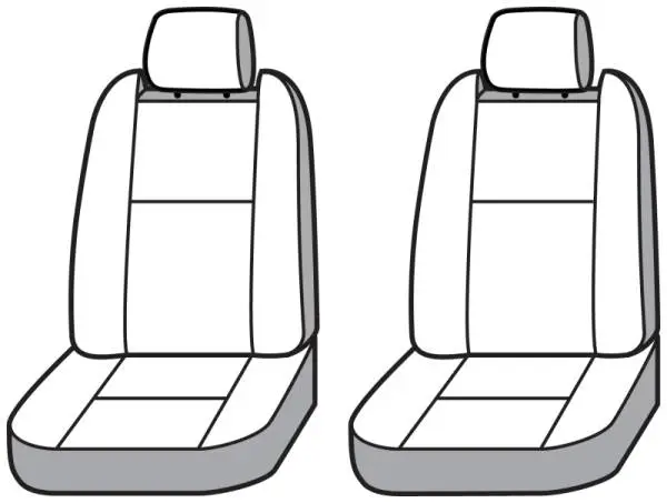 Covercraft 14-18 Dodge Ram Carhartt Super Dux SeatSaver Custom Front Row Seat Covers - Black thumbnail 6