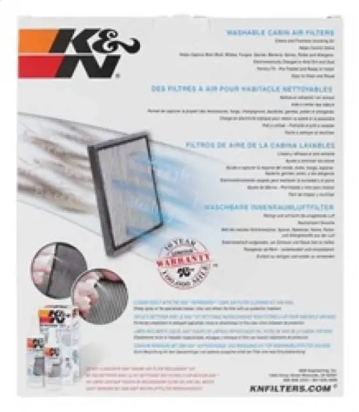 K&N Replacement Cabin Air Filter thumbnail 3