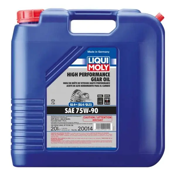 LIQUI MOLY 20L High Performance Gear Oil (GL4+) SAE 75W90 image 3