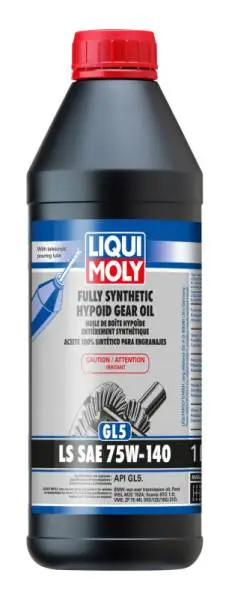 LIQUI MOLY 1L Fully Synthetic Hypoid Gear Oil (GL5) LS SAE 75W140 thumbnail 2