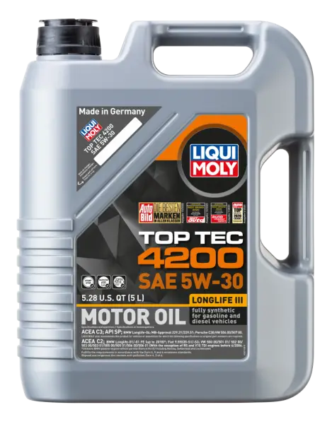 LIQUI MOLY 5L Top Tec 4200 New Generation Motor Oil SAE 5W30