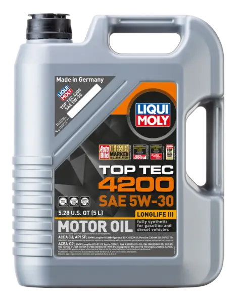 LIQUI MOLY 5L Top Tec 4200 New Generation Motor Oil SAE 5W30 thumbnail 2