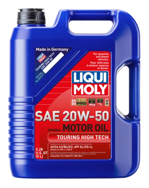 LIQUI MOLY 5L Touring High Tech Motor Oil SAE 20W50 thumbnail 2