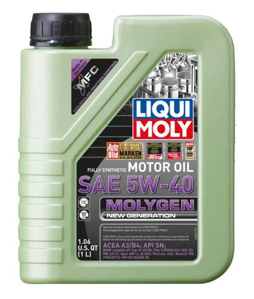 LIQUI MOLY 1L Molygen New Generation Motor Oil SAE 5W40 thumbnail 2