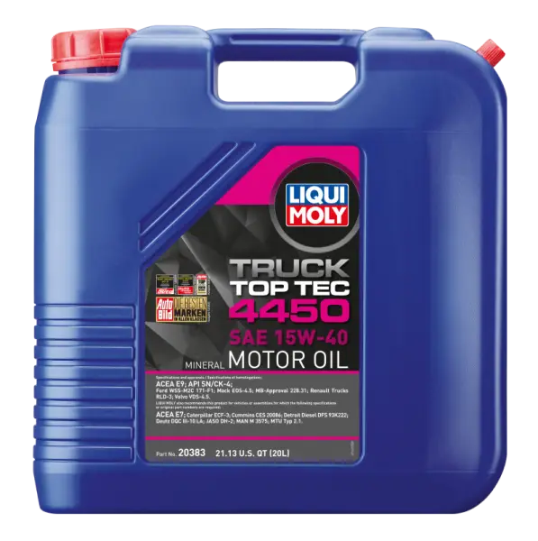 LIQUI MOLY 20L Top Tec Truck 4450 Motor Oil SAE 15W40