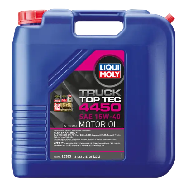 LIQUI MOLY 20L Top Tec Truck 4450 Motor Oil SAE 15W40 thumbnail 2