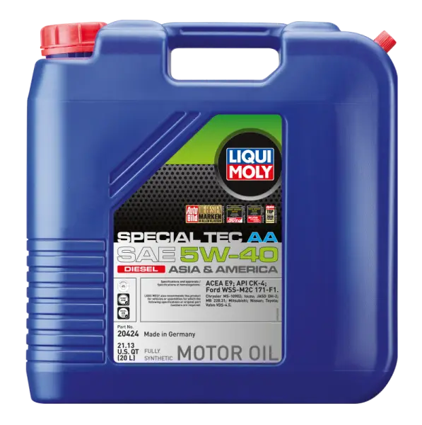 LIQUI MOLY 20L Special Tec AA Motor Oil SAE 5W40 Diesel thumbnail 2