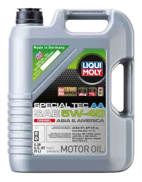 LIQUI MOLY 5L Special Tec AA Motor Oil SAE 5W40 Diesel thumbnail 2