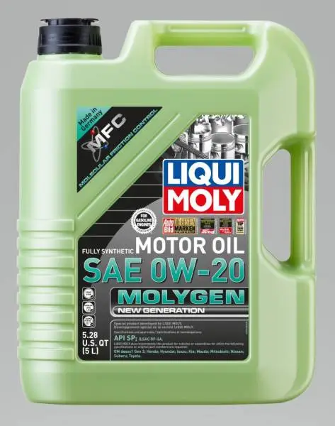 LIQUI MOLY 5L Molygen New Generation Motor Oil SAE 0W20 thumbnail 3