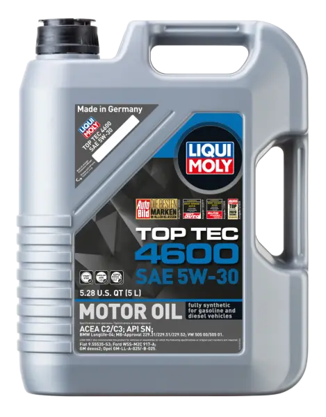 LIQUI MOLY 5L Top Tec 4600 Motor Oil SAE 5W30