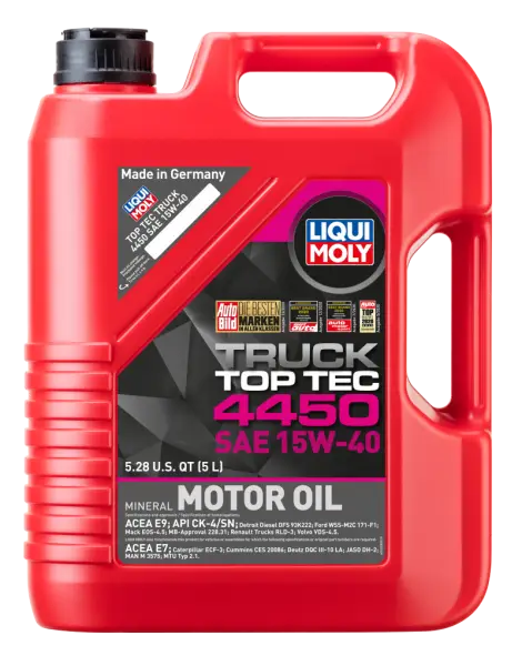 LIQUI MOLY 5L Top Tec Truck 4450 Motor Oil SAE 15W40