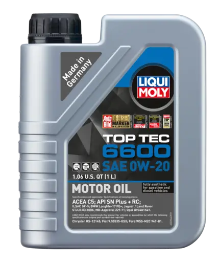 LIQUI MOLY 1L Top Tec 6600 Motor Oil SAE 0W20