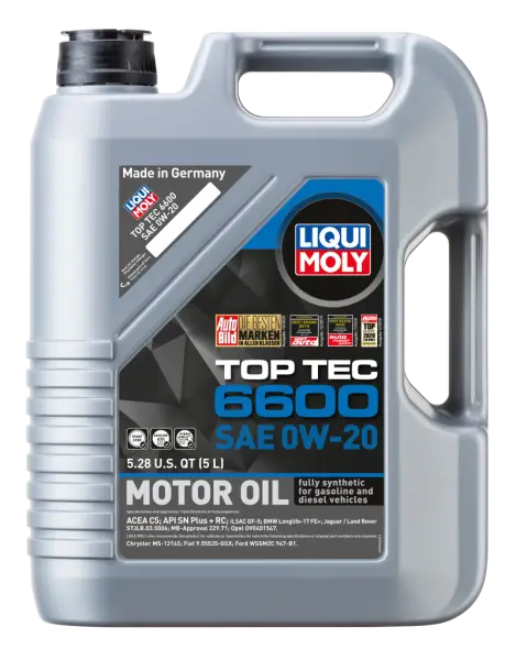 LIQUI MOLY 5L Top Tec 6600 Motor Oil SAE 0W20