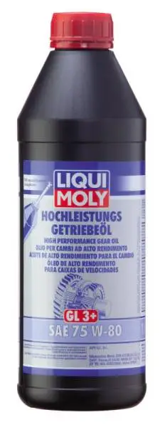 LIQUI MOLY 1L High Performance Gear Oil (GL3+) SAE 75W80 thumbnail 2