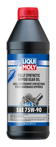 LIQUI MOLY 1L Fully Synthetic Hypoid Gear Oil (GL4/5) 75W90 thumbnail 2