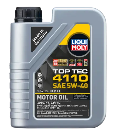 LIQUI MOLY 1L Top Tec 4110 Motor Oil SAE 5W40